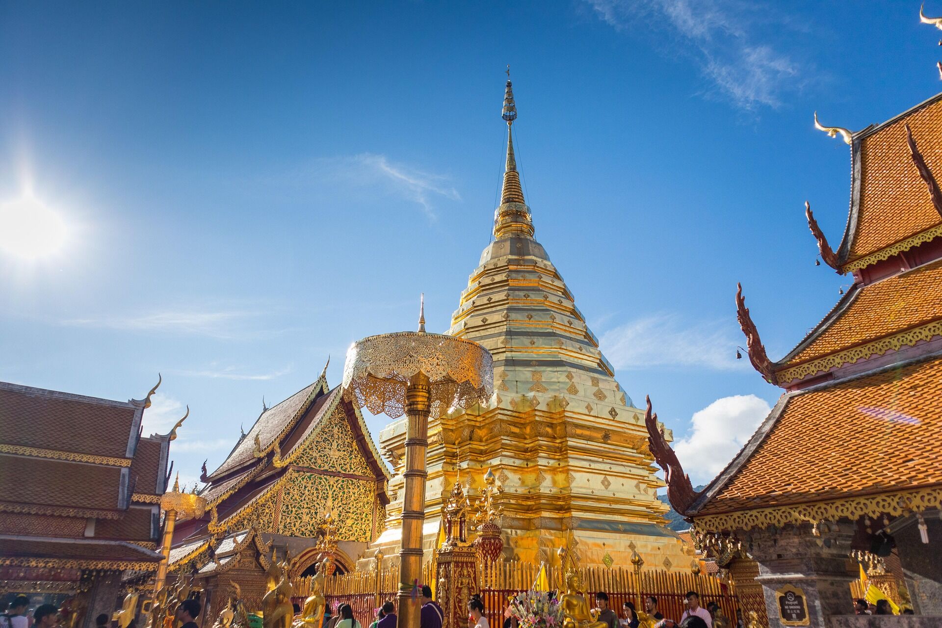 Chiang Mai Golden Temple, Thailand